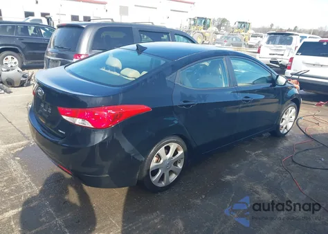 2011 Hyundai Elantra Limited (Ulsan Plant) from USA, damaged, VIN KMHDH4AE2BU165650